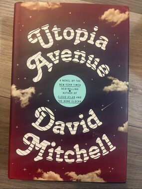 Utopia Avenue by David Mitchell - Red Gradient Hardcover